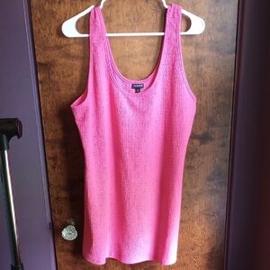 Torrid Corral Pink Sleeveless Textured Cami Tank Top Size 3x 22 24
